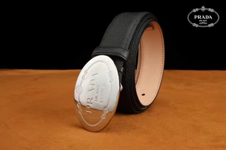 Prada Leather Belt PD0804 Black Prada Leather Belt PD0804 Black