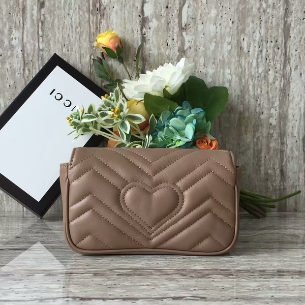 Gucci GG Marmont Velvet Nano Shoulder Bag 476433A Brown Gucci GG Marmont Velvet Nano Shoulder Bag 476433A Brown