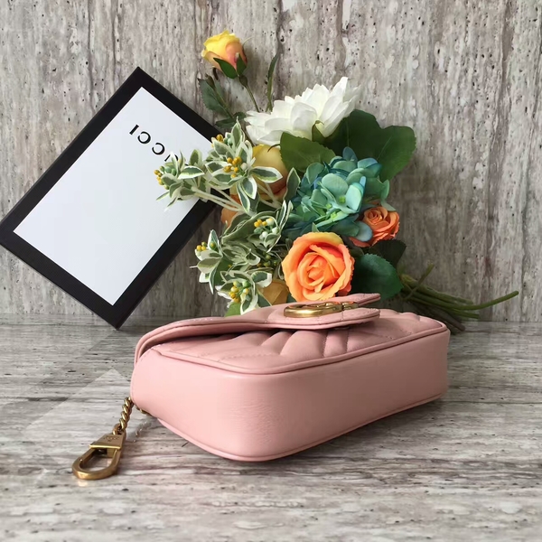 Gucci GG Marmont Velvet Nano Shoulder Bag 476433A Light Pink Gucci GG Marmont Velvet Nano Shoulder Bag 476433A Light Pink