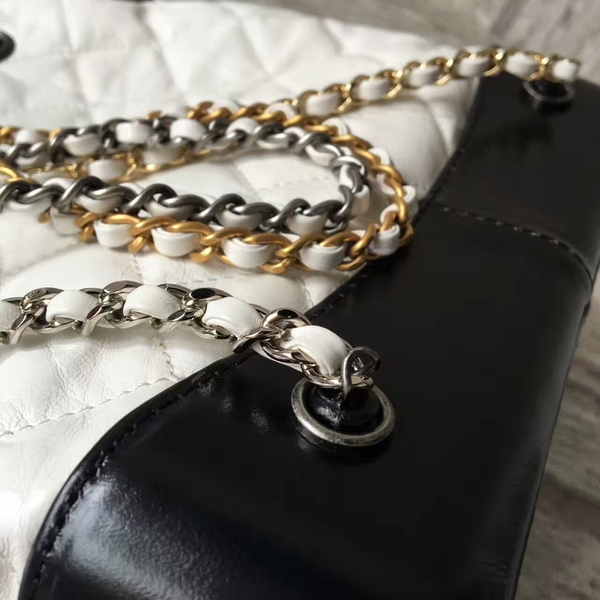 Chanel Sheepskin Leather Backpack 93825 White Chanel Sheepskin Leather Backpack 93825 White