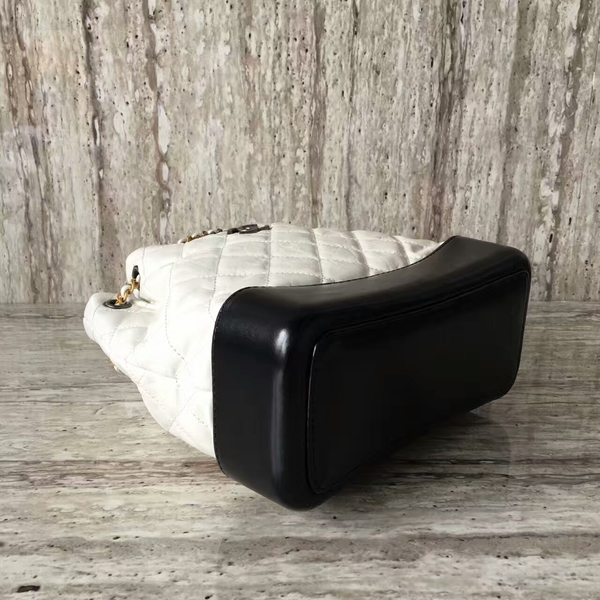 Chanel Sheepskin Leather Backpack 93825 White Chanel Sheepskin Leather Backpack 93825 White