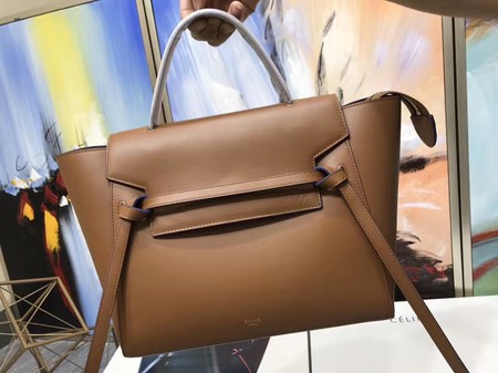 Celine Belt Bag Original Smooth Leather C3349 Brown&Blue Celine Belt Bag Original Smooth Leather C3349 Brown&Blue