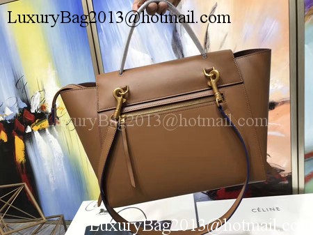 Celine Belt Bag Original Smooth Leather C3349 Brown&Blue Celine Belt Bag Original Smooth Leather C3349 Brown&Blue