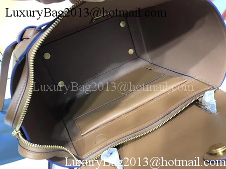 Celine Belt Bag Original Smooth Leather C3349 Brown&Blue Celine Belt Bag Original Smooth Leather C3349 Brown&Blue
