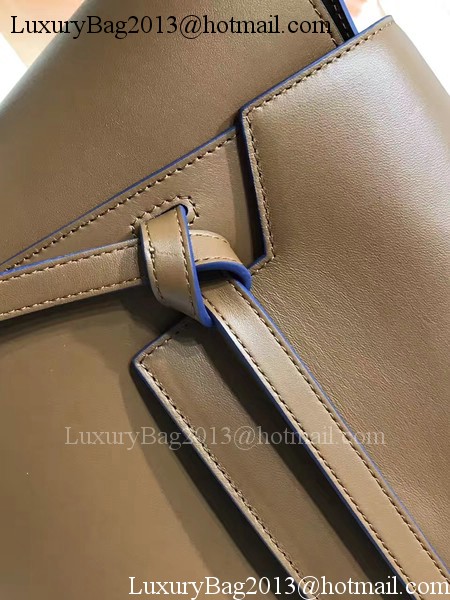 Celine Belt Bag Original Smooth Leather C3349 Brown&Blue Celine Belt Bag Original Smooth Leather C3349 Brown&Blue