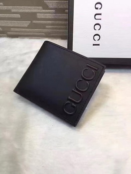 Gucci Calfskin Leather Bi-fold Wallet 428787 Black Gucci Calfskin Leather Bi-fold Wallet 428787 Black