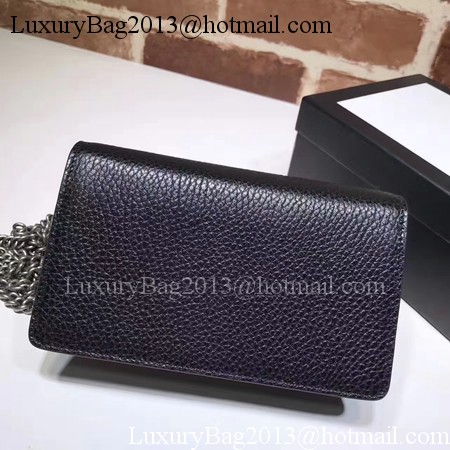 Gucci Dionysus Leather Super mini Bag 476432 Black Gucci Dionysus Leather Super mini Bag 476432 Black