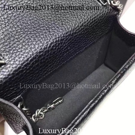 Gucci Dionysus Leather Super mini Bag 476432 Black Gucci Dionysus Leather Super mini Bag 476432 Black
