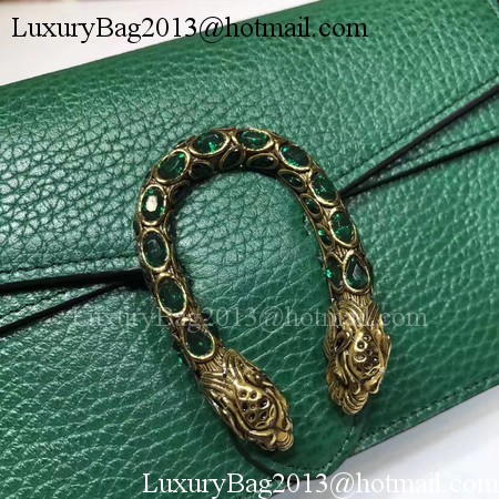Gucci Dionysus Leather Super mini Bag 476432 Green Gucci Dionysus Leather Super mini Bag 476432 Green