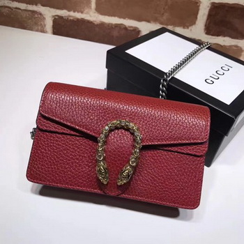 Gucci Dionysus Leather Super mini Bag 476432 Red Gucci Dionysus Leather Super mini Bag 476432 Red