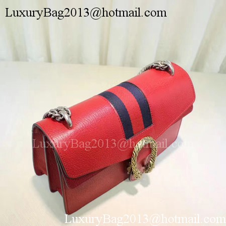 Gucci Dionysus Leather Shoulder Bag 400249 Red Gucci Dionysus Leather Shoulder Bag 400249 Red