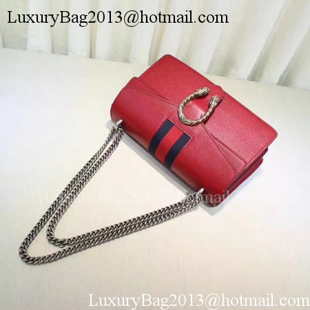 Gucci Dionysus Leather Shoulder Bag 400249 Red Gucci Dionysus Leather Shoulder Bag 400249 Red
