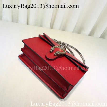 Gucci Dionysus Leather Shoulder Bag 400249 Red Gucci Dionysus Leather Shoulder Bag 400249 Red