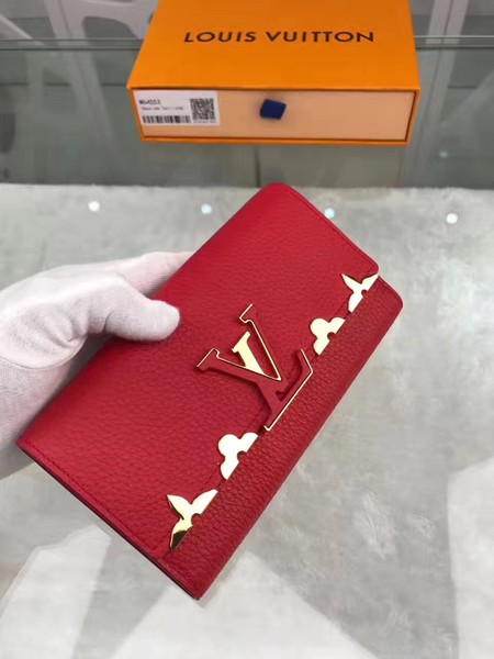 Louis Vuitton CRUISE 2017 CAPUCINES WALLET M64551 Red Louis Vuitton CRUISE 2017 CAPUCINES WALLET M64551 Red
