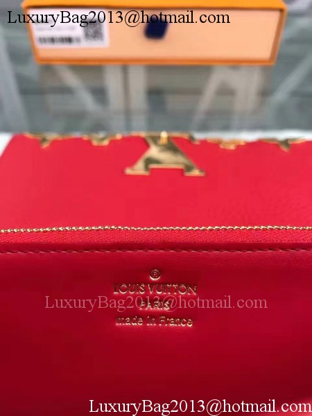 Louis Vuitton CRUISE 2017 CAPUCINES WALLET M64551 Red Louis Vuitton CRUISE 2017 CAPUCINES WALLET M64551 Red