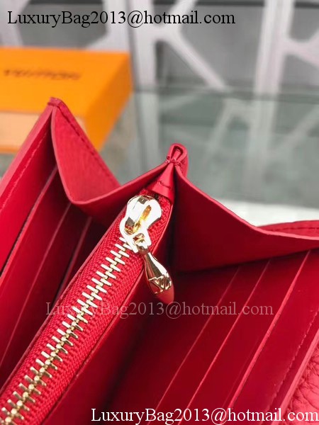 Louis Vuitton CRUISE 2017 CAPUCINES WALLET M64551 Red Louis Vuitton CRUISE 2017 CAPUCINES WALLET M64551 Red