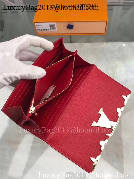 Louis Vuitton CRUISE 2017 CAPUCINES WALLET M64551 Red Louis Vuitton CRUISE 2017 CAPUCINES WALLET M64551 Red