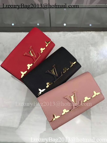 Louis Vuitton CRUISE 2017 CAPUCINES WALLET M64551 Red Louis Vuitton CRUISE 2017 CAPUCINES WALLET M64551 Red