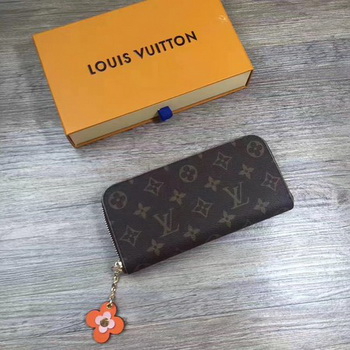 Louis Vuitton Monogram Canvas CLEMENCE WALLET M64201 Orange Louis Vuitton Monogram Canvas CLEMENCE WALLET M64201 Orange