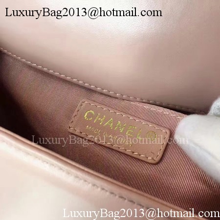 Boy Chanel Top Handle Flap Bag Original Sheepskin Leather A94804 Pink Boy Chanel Top Handle Flap Bag Original Sheepskin Leather A94804 Pink