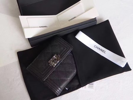 Chanel Matelasse Bi-Fold Wallet Black Cannage Patterns A48980 Black Chanel Matelasse Bi-Fold Wallet Black Cannage Patterns A48980 Black