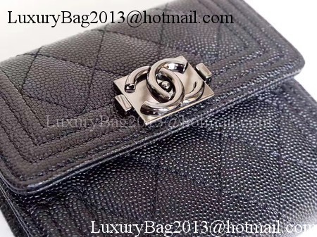 Chanel Matelasse Bi-Fold Wallet Black Cannage Patterns A48980 Black Chanel Matelasse Bi-Fold Wallet Black Cannage Patterns A48980 Black