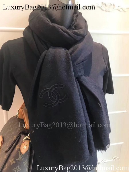Chanel Scarf CC2836 Black Chanel Scarf CC2836 Black