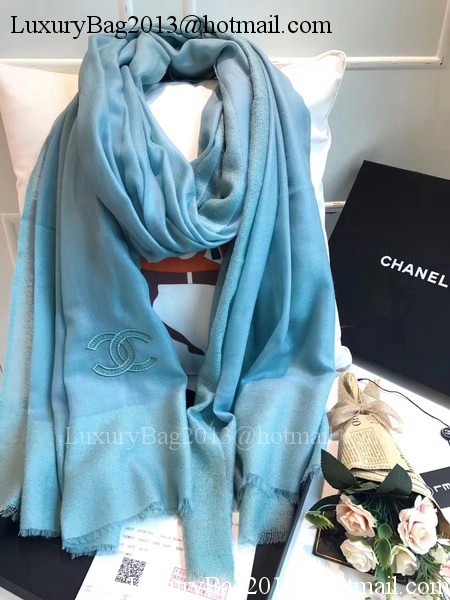 Chanel Scarf CC2836 Blue Chanel Scarf CC2836 Blue
