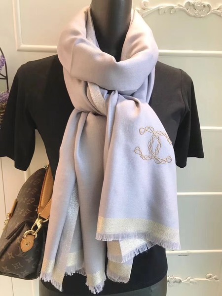 Chanel Scarf CC2837 Grey Chanel Scarf CC2837 Grey