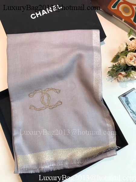 Chanel Scarf CC2837 Grey Chanel Scarf CC2837 Grey
