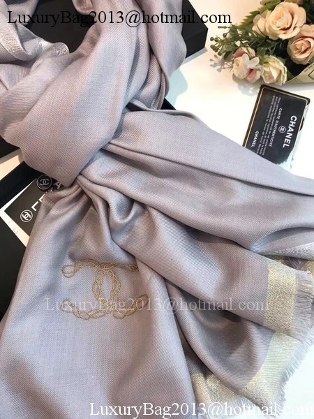 Chanel Scarf CC2837 Grey Chanel Scarf CC2837 Grey