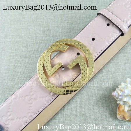 Gucci 38mm Leather Belt GG57099 Pink Gucci 38mm Leather Belt GG57099 Pink