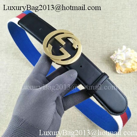 Gucci 40mm Leather Black Belt GG57560 Gold Gucci 40mm Leather Black Belt GG57560 Gold