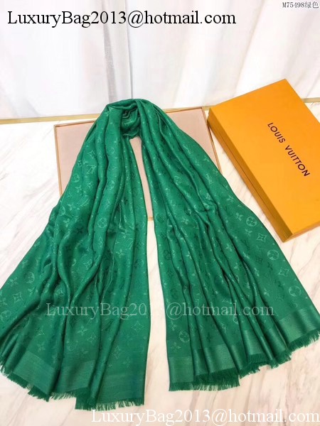 Louis Vuitton Scarf LV2851 Green Louis Vuitton Scarf LV2851 Green