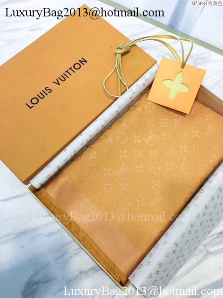 Louis Vuitton Scarf LV2851 Yellow Louis Vuitton Scarf LV2851 Yellow