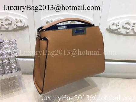 Fendi Peekaboo Bags Original Leather F3659 Brown Fendi Peekaboo Bags Original Leather F3659 Brown