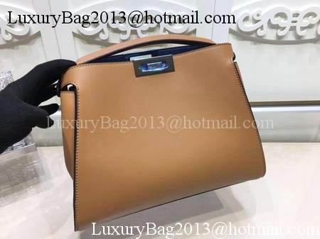 Fendi Peekaboo Bags Original Leather F3659 Brown Fendi Peekaboo Bags Original Leather F3659 Brown