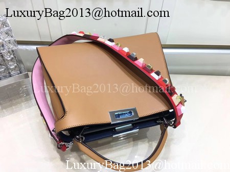 Fendi Peekaboo Bags Original Leather F3659 Brown Fendi Peekaboo Bags Original Leather F3659 Brown