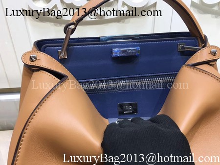 Fendi Peekaboo Bags Original Leather F3659 Brown Fendi Peekaboo Bags Original Leather F3659 Brown