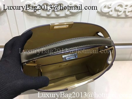 Fendi Peekaboo Bags Original Leather F3659 Green Fendi Peekaboo Bags Original Leather F3659 Green