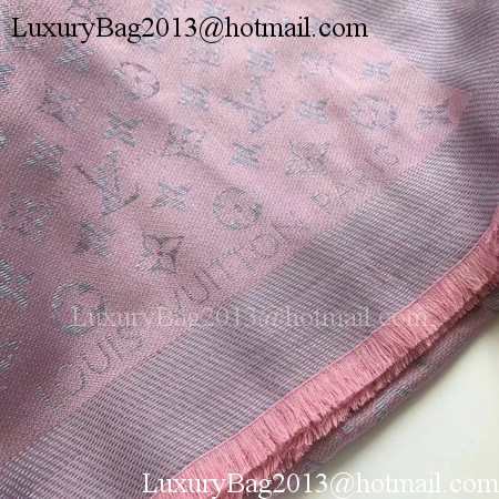 Louis Vuitton MONOGRAM DENIM Scarf M33695 Light Pink Louis Vuitton MONOGRAM DENIM Scarf M33695 Light Pink