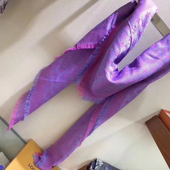Louis Vuitton MONOGRAM DENIM Scarf M33695 Rose Louis Vuitton MONOGRAM DENIM Scarf M33695 Rose