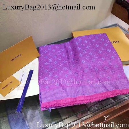 Louis Vuitton MONOGRAM DENIM Scarf M33695 Rose Louis Vuitton MONOGRAM DENIM Scarf M33695 Rose