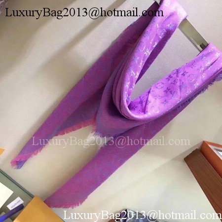 Louis Vuitton MONOGRAM DENIM Scarf M33695 Rose Louis Vuitton MONOGRAM DENIM Scarf M33695 Rose