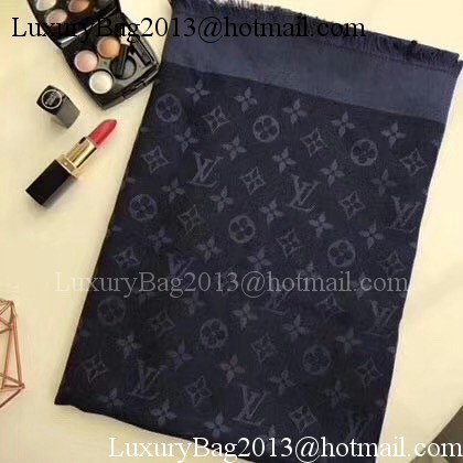 Louis Vuitton MONOGRAM DENIM Scarf M33695 Royal Louis Vuitton MONOGRAM DENIM Scarf M33695 Royal