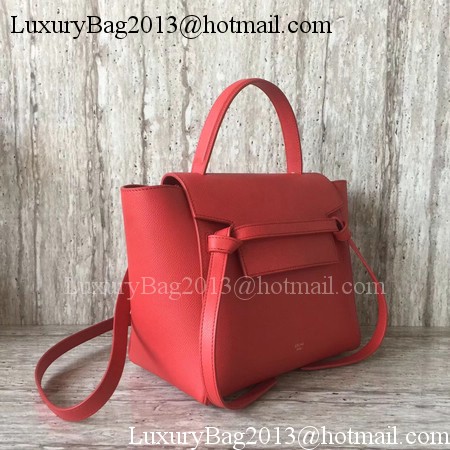 Celine Belt mini Bag Original Leather C98310 Red Celine Belt mini Bag Original Leather C98310 Red