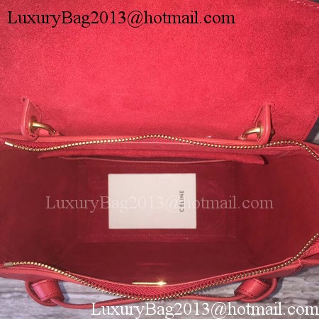 Celine Belt mini Bag Original Leather C98310 Red Celine Belt mini Bag Original Leather C98310 Red