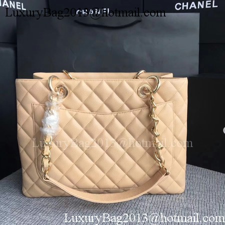 Chanel LE Boy Grand Shopping Tote Bag GST Apricot Cannage Pattern A50995 Gold Chanel LE Boy Grand Shopping Tote Bag GST Apricot Cannage Pattern A50995 Gold