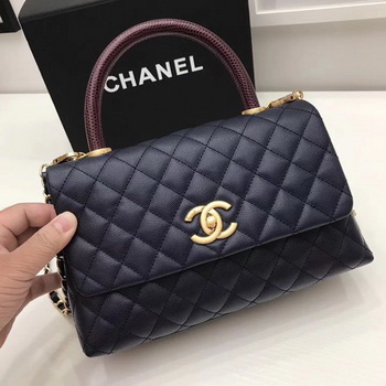 Chanel Classic Red Top Handle Bag Royal Original Leather A92991 Gold Chanel Classic Red Top Handle Bag Royal Original Leather A92991 Gold