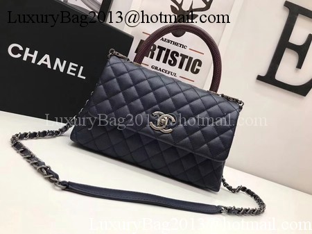 Chanel Classic Red Top Handle Bag Royal Original Leather A92991 Silver Chanel Classic Red Top Handle Bag Royal Original Leather A92991 Silver